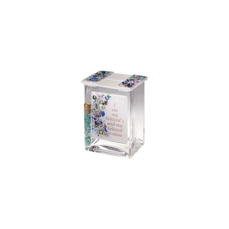 I Am My Beloved's Wedding Breaking Glass Keepsake  | Wedding | Judaica